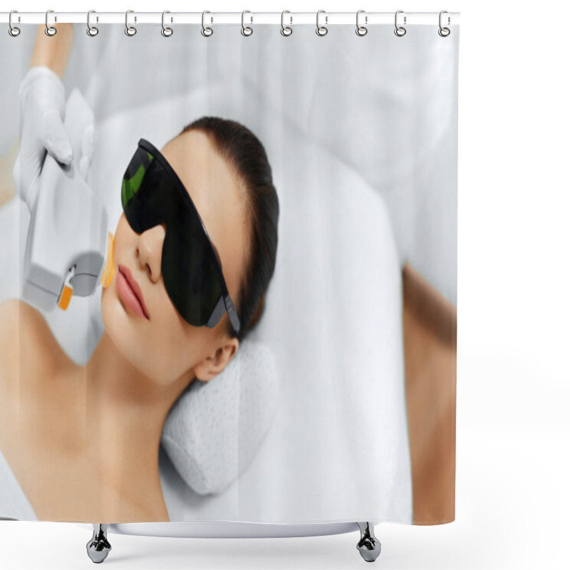 Personality  Skin Care. Face Beauty Treatment. IPL. Photo Facial Therapy. Ant Shower Curtains