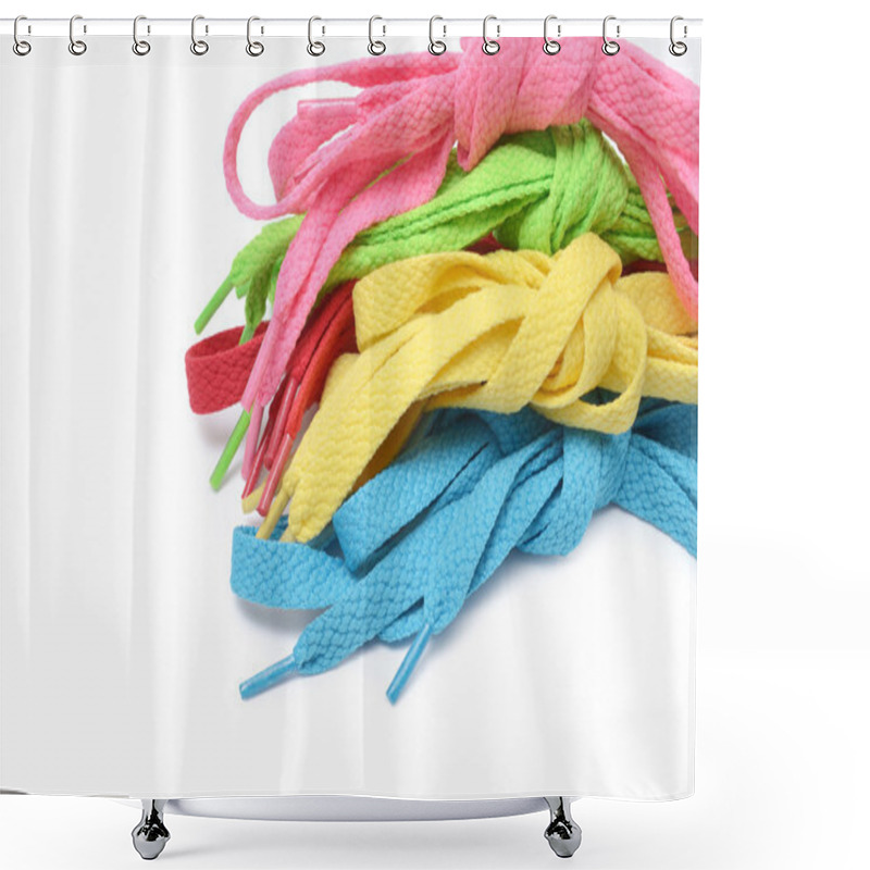 Personality  Shoe Laces Shower Curtains