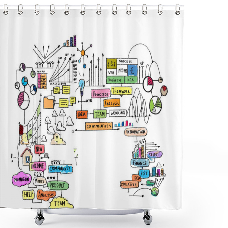 Personality  Business Strategy Shower Curtains