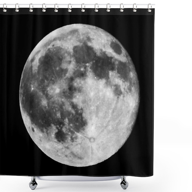 Personality  Moon Shower Curtains