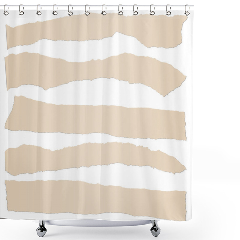 Personality  Collection Scrap Of Paper Shower Curtains