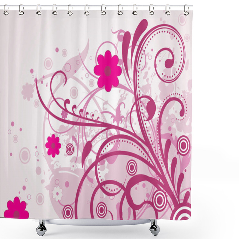 Personality  Abstract Artwork Background Shower Curtains