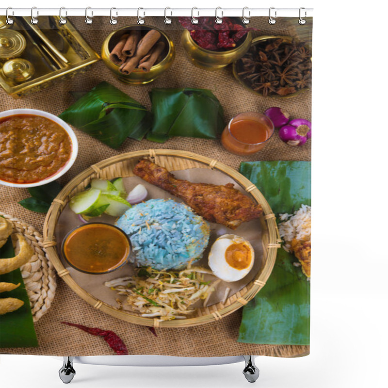 Personality  Traditional Malaysian Food Shower Curtains