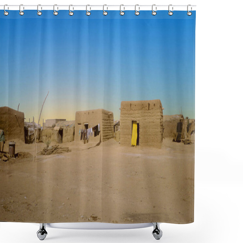 Personality  Hut Made Of Loam In Omdourman, Sudan. Shower Curtains