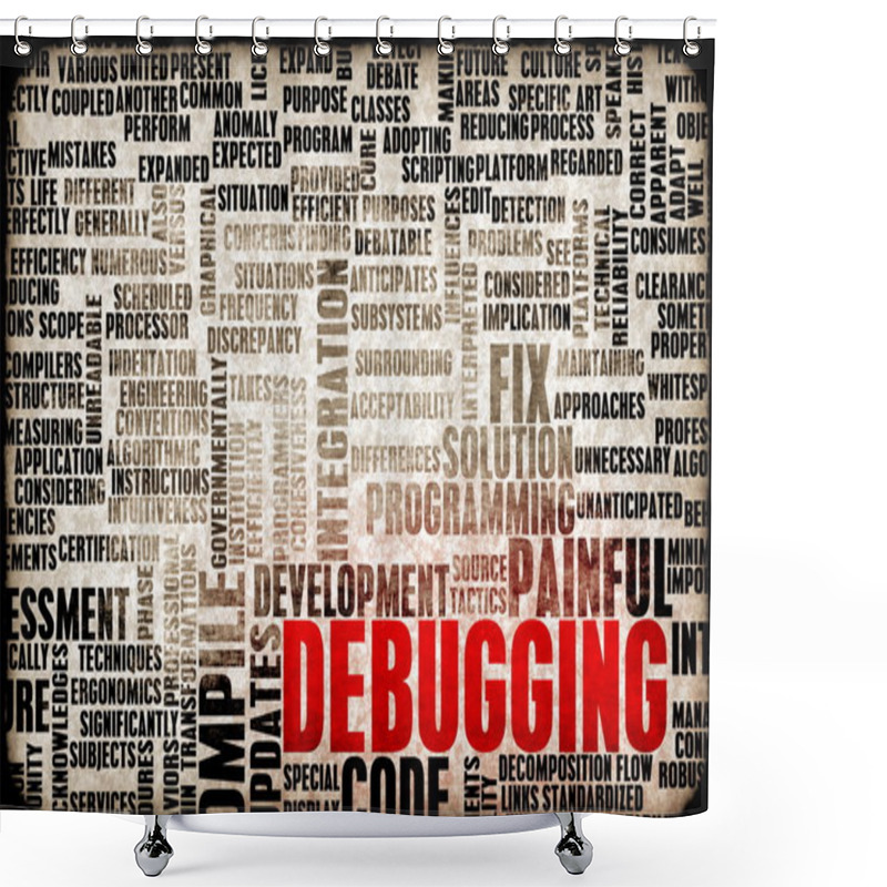 Personality  Debugging Shower Curtains