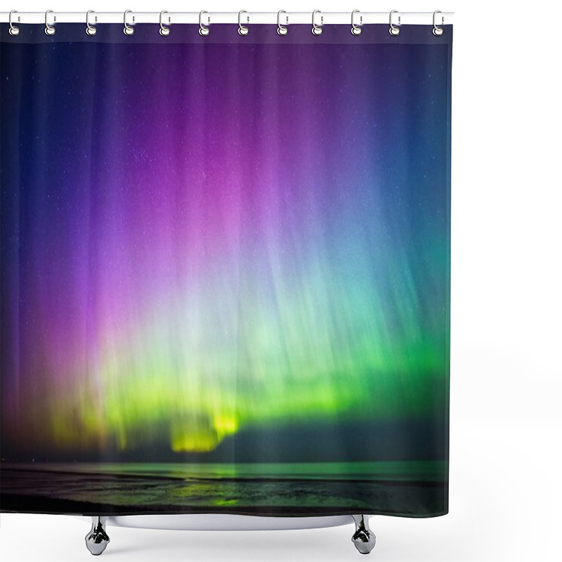 Personality  Beautiful Aurora Borealis Shower Curtains