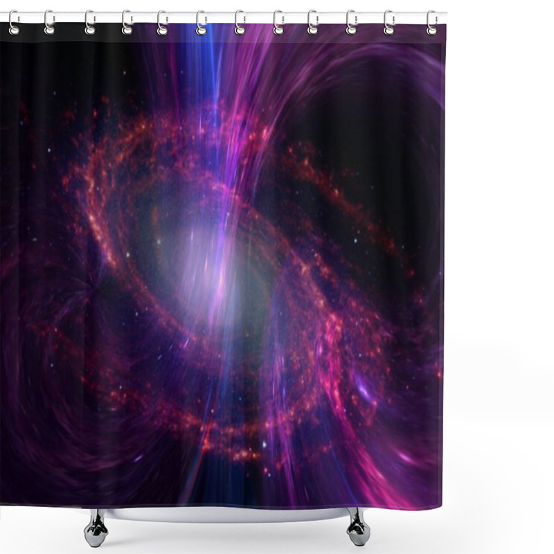 Personality  Abstract Wormhole In Space With Gas And Dust, Galaxy And Stars Premium Photo, Black HoleSpace Background With Shining Stars, Stardust And Nebula. Realistic Cosmos. Colorful Galaxy With Milky Way And Planet. Shower Curtains