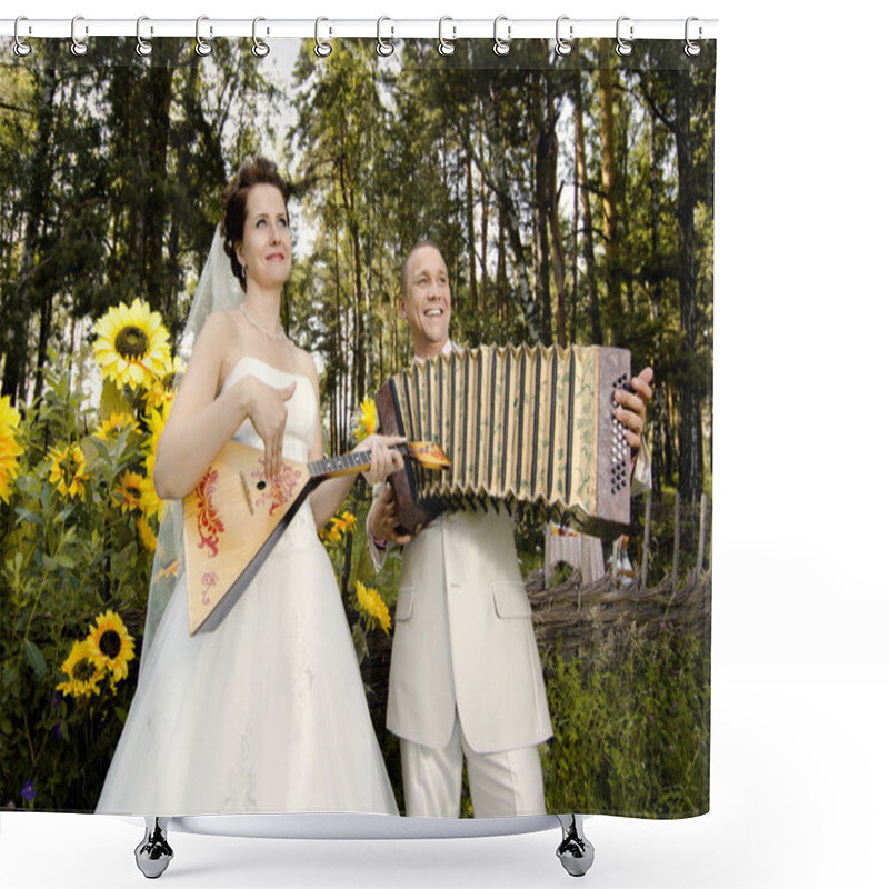 Personality  Wedding Shower Curtains