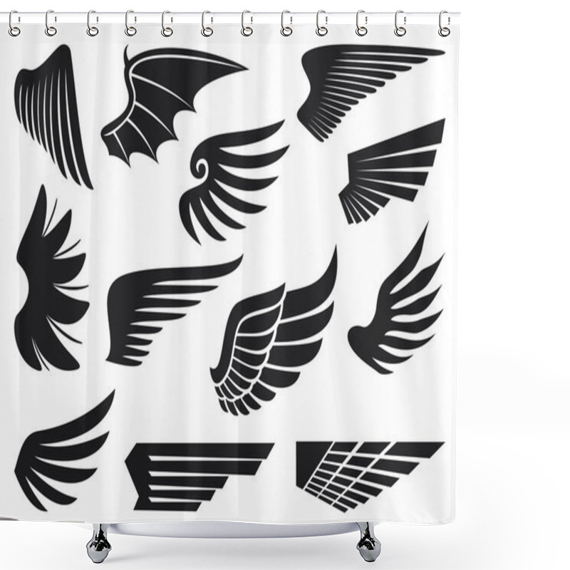 Personality  Wings Collection Shower Curtains