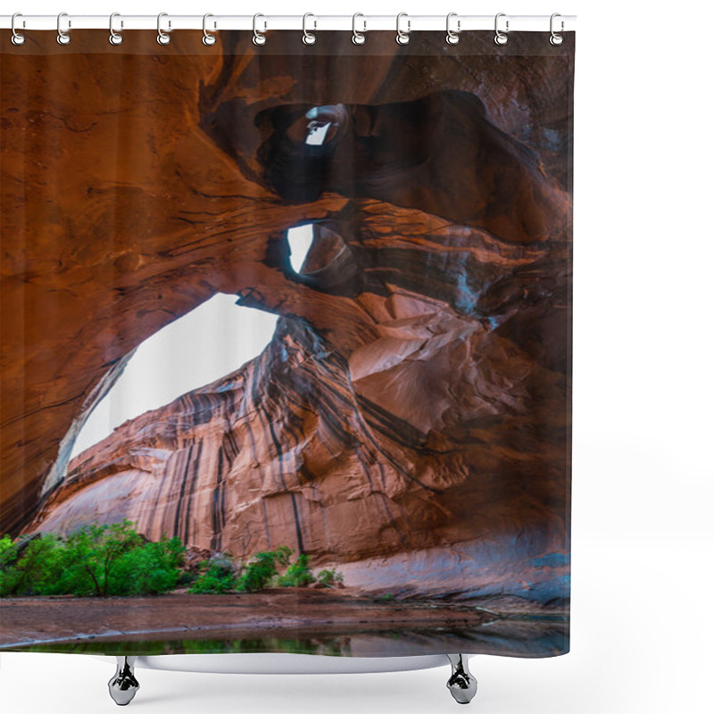 Personality  Golden Cathedral Neon Canyon Escalante National Park Utah Shower Curtains