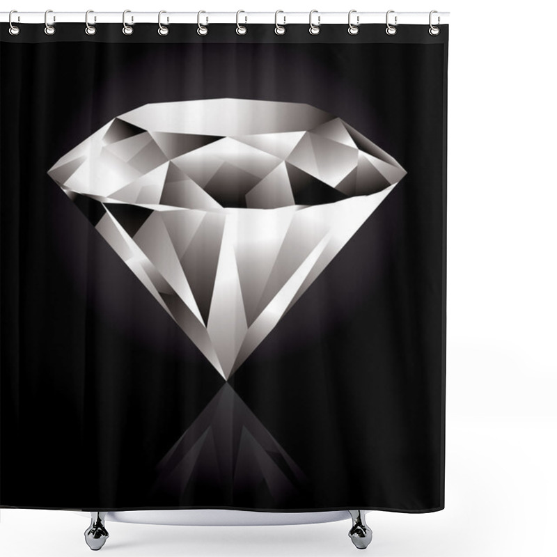 Personality  Diamond Shower Curtains