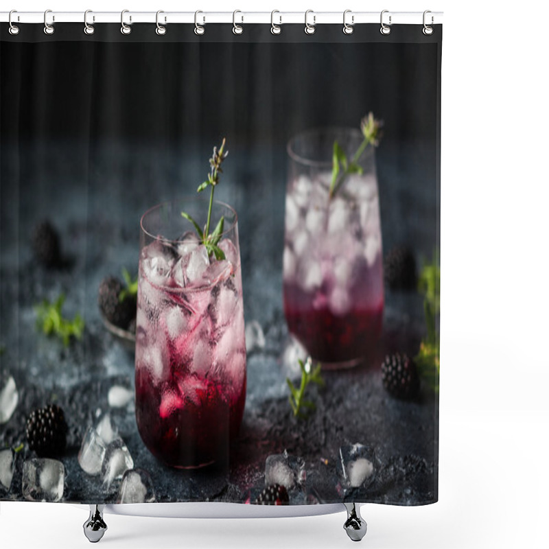 Personality  Blackberry Lemonade With Lavender  Shower Curtains