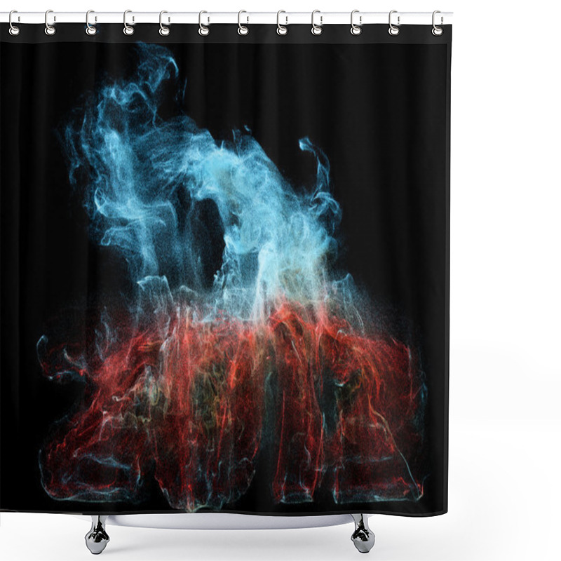 Personality  2012 Smoke Particles Next Shower Curtains