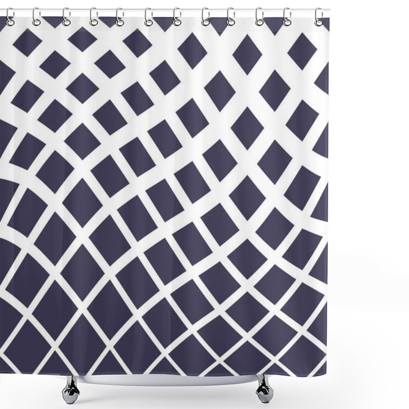 Personality  Minimal Geometric Pattern Background Shower Curtains