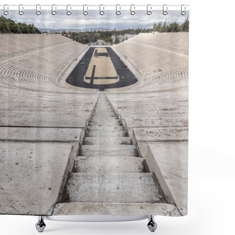 Personality  Panathenaic Stadium Or Kallimarmaro In Athens,  Greece Shower Curtains