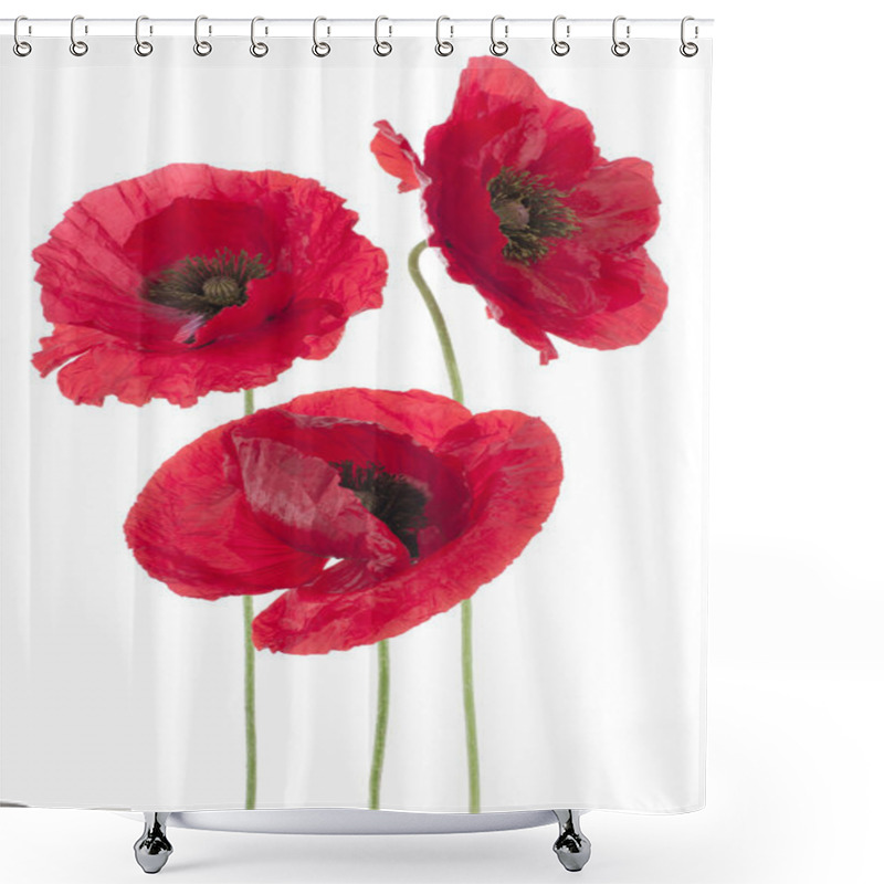 Personality  Poppy Shower Curtains