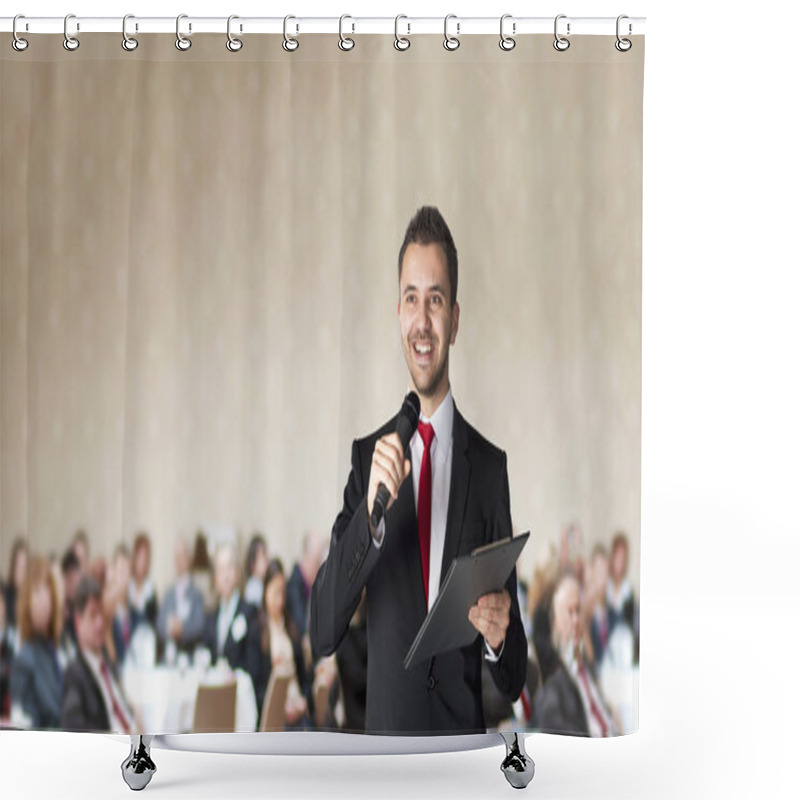 Personality  Business Conference Shower Curtains