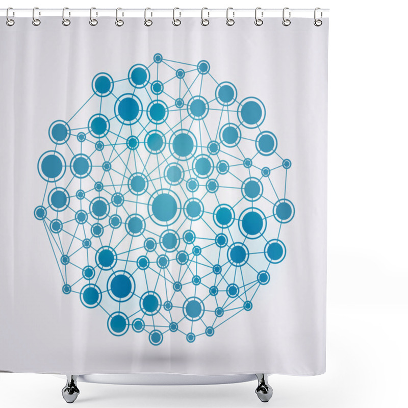 Personality  Networks Shower Curtains