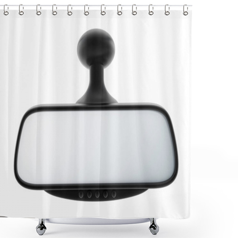 Personality  Rear View Mirror Shower Curtains