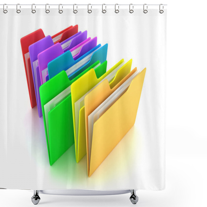 Personality  The Folders Shower Curtains