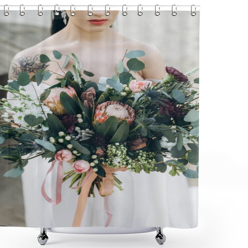 Personality  Bouquet Shower Curtains