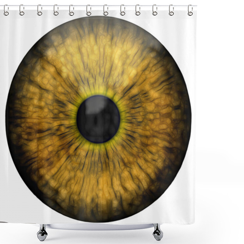 Personality  Eye, Abstract Digital Illustration Shower Curtains