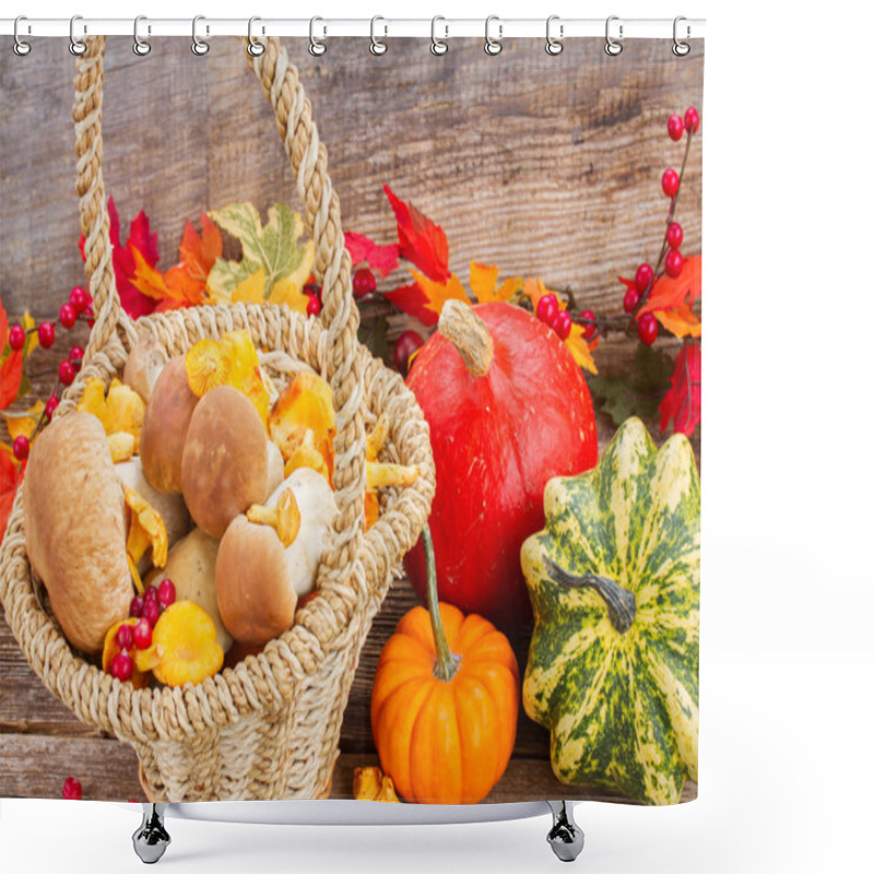 Personality  Fall Harvest Shower Curtains