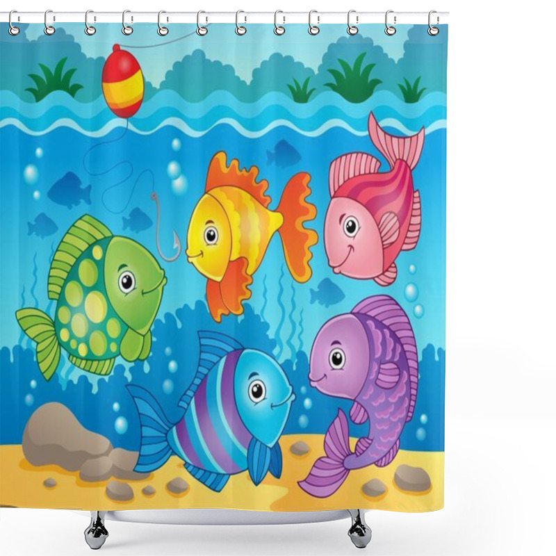 Personality  Fish Theme Image 6 Shower Curtains