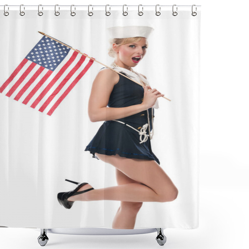 Personality  Blonde Shower Curtains