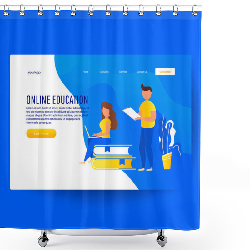 Personality  Online Education Program Shower Curtains