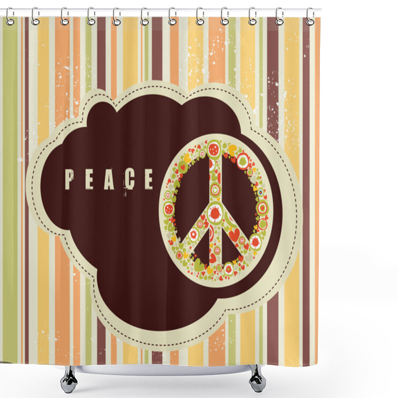 Personality  Pacific Background Shower Curtains