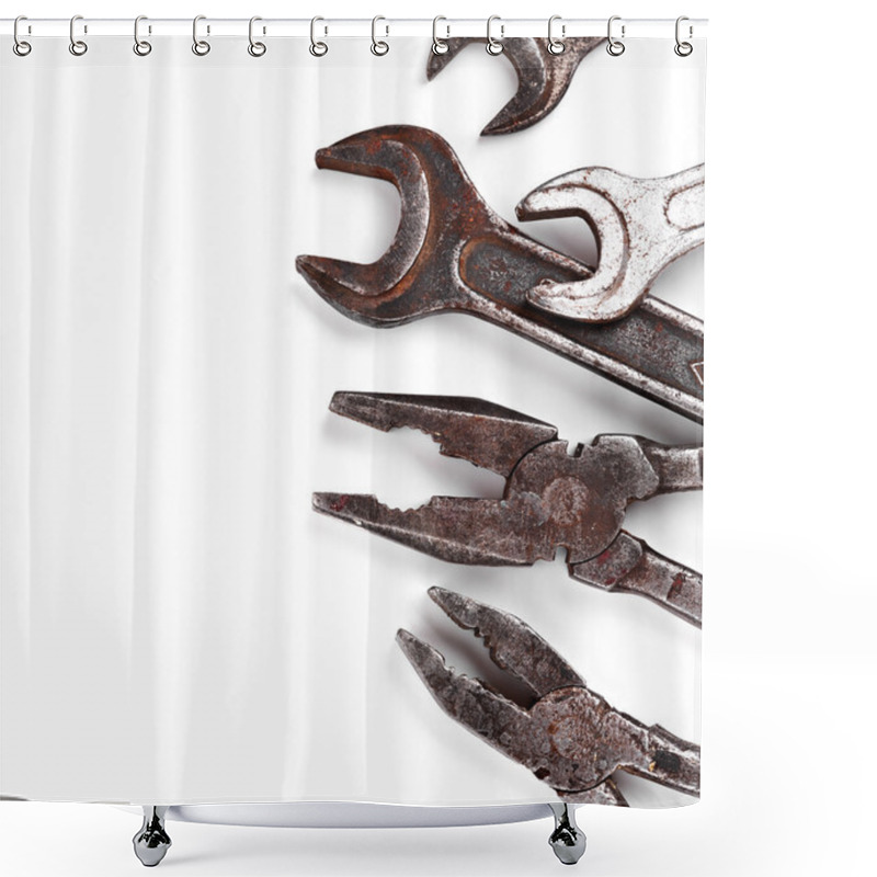 Personality  Old Hand Tools Shower Curtains