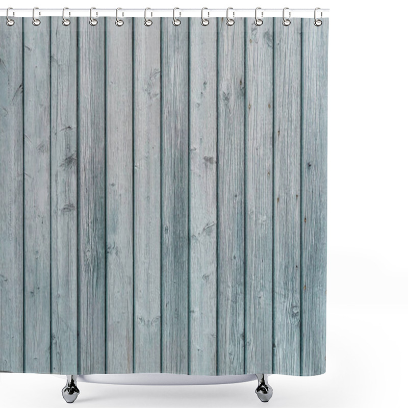 Personality  Texture Of A Grey Wooden Planks, Rustic Style Background Shower Curtains