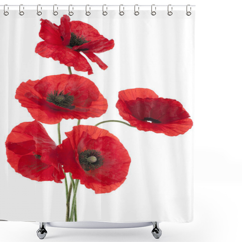 Personality  Poppy Shower Curtains