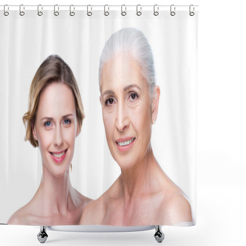 Personality  Naked Adult Daughter And Mother Shower Curtains