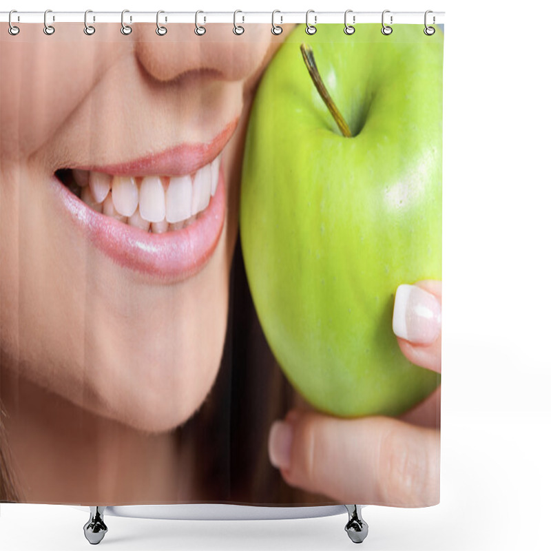 Personality  Healthy Teeth Shower Curtains