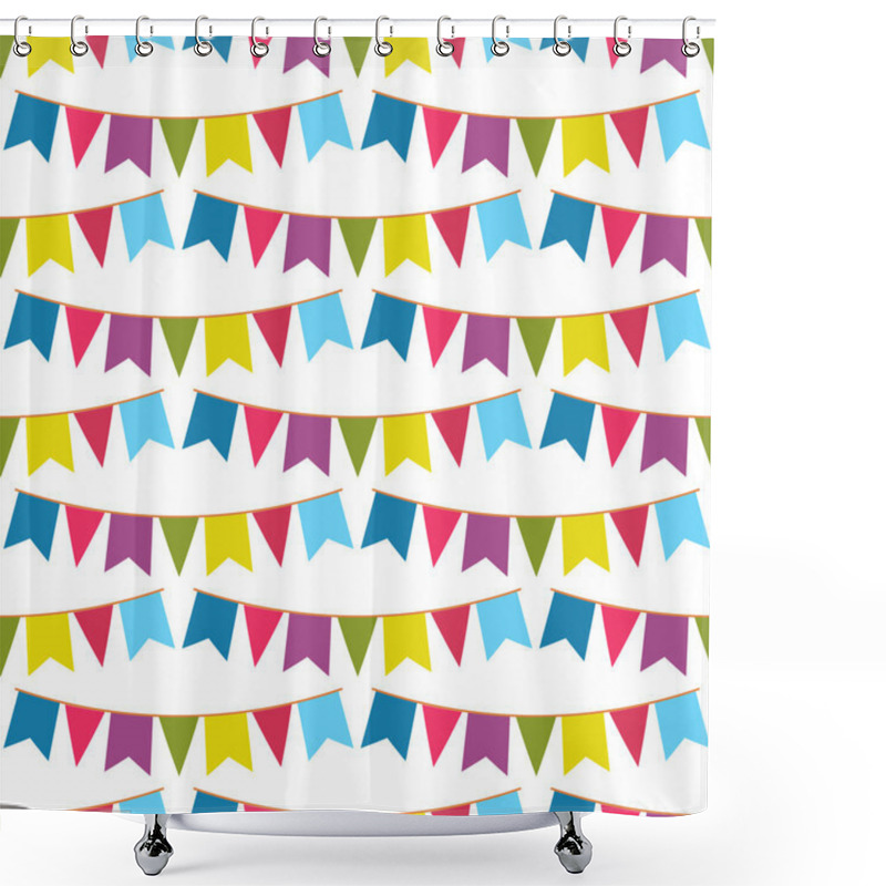 Personality   Flags Seamless Pattern Shower Curtains