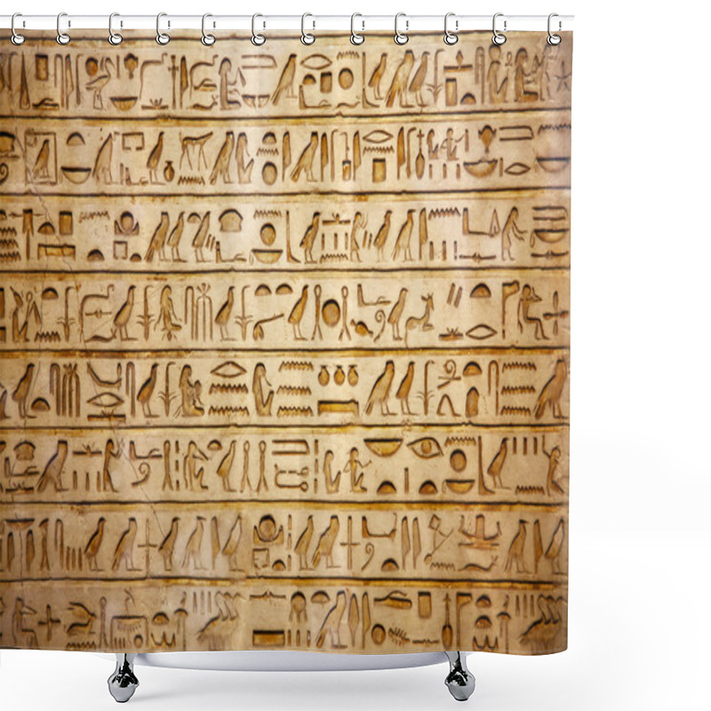 Personality  Old Egypt Hieroglyphs Shower Curtains