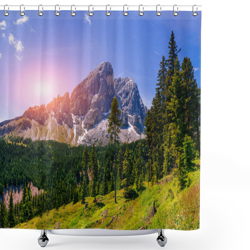 Personality  Mysterious Alps Shower Curtains