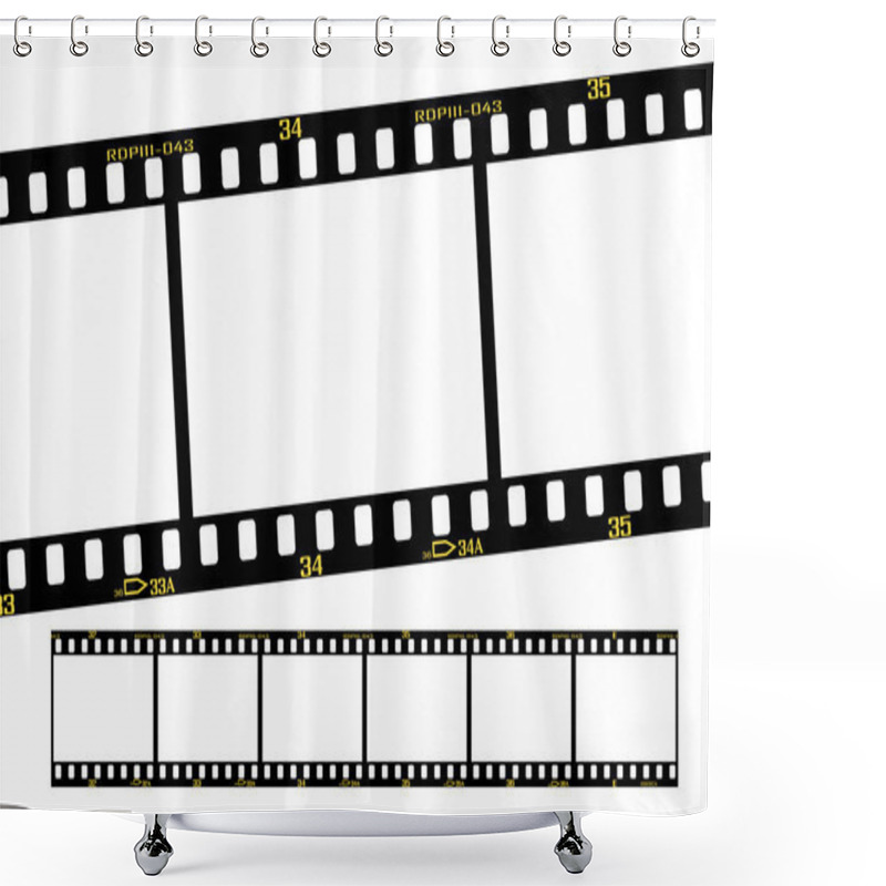 Personality  Slide Film Strip Shower Curtains