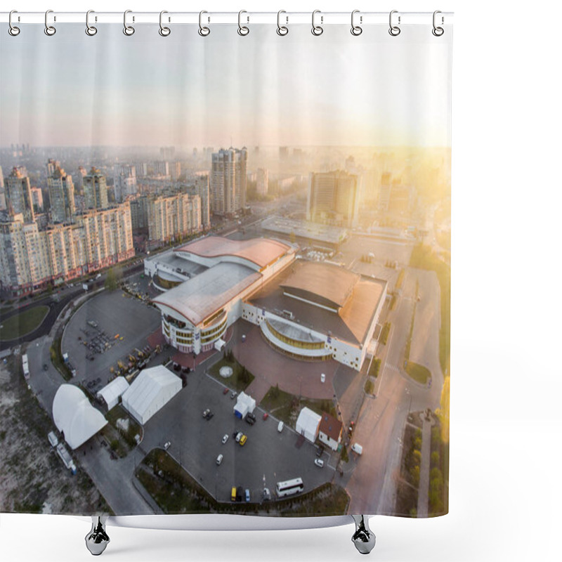 Personality  International Exhibition Centre In Kyiv Shower Curtains