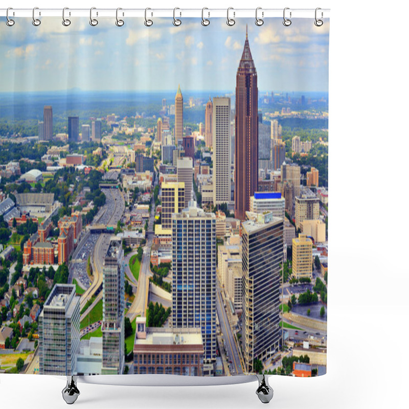 Personality  Atlanta Skyline Shower Curtains