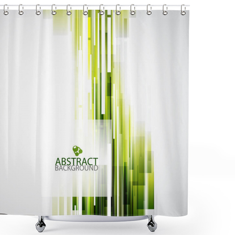 Personality  Abstract Lines Background Shower Curtains