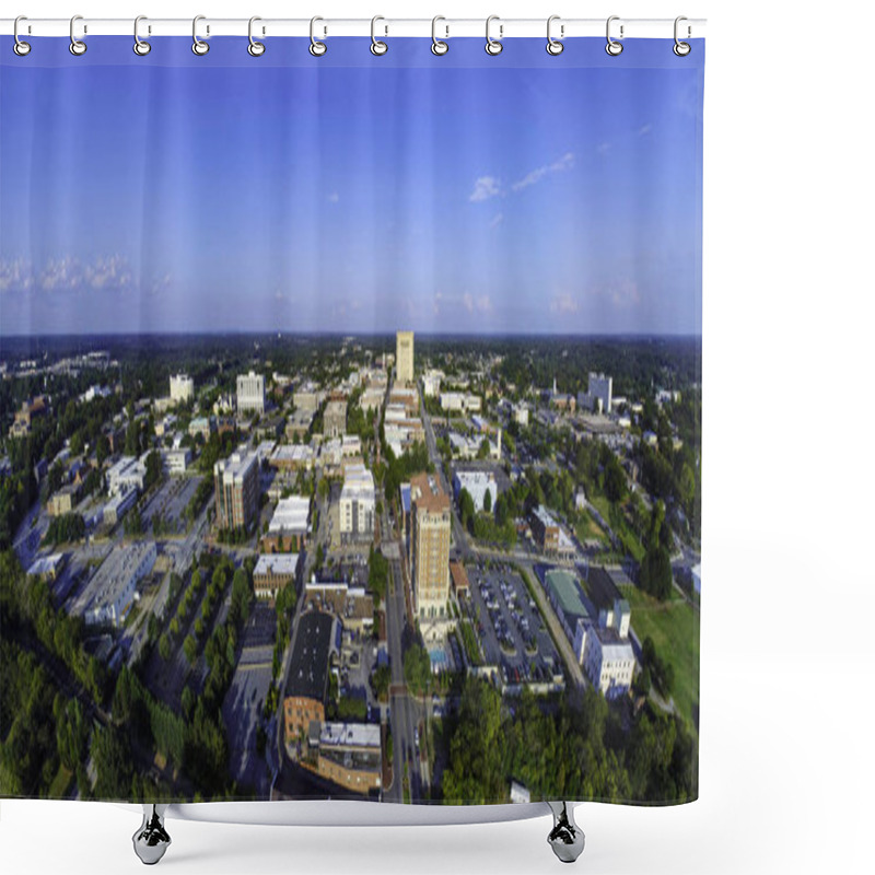 Personality  Spartanburg, SC, USA Drone Aerial Near Greenville South Carolina Shower Curtains