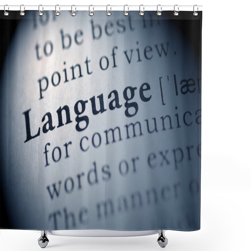 Personality  Language Shower Curtains