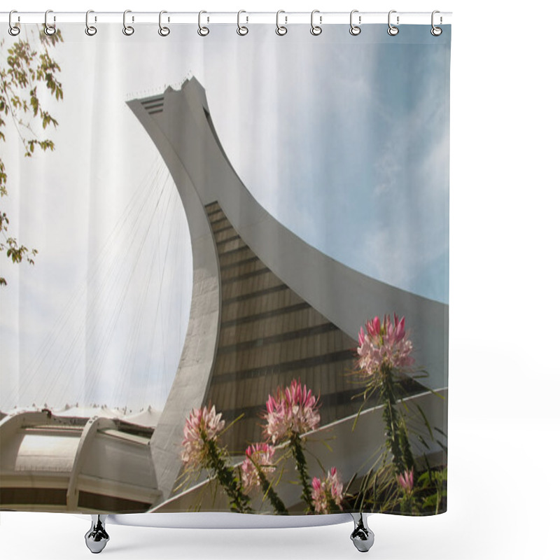 Personality  Olympic Stadium Tower Shower Curtains