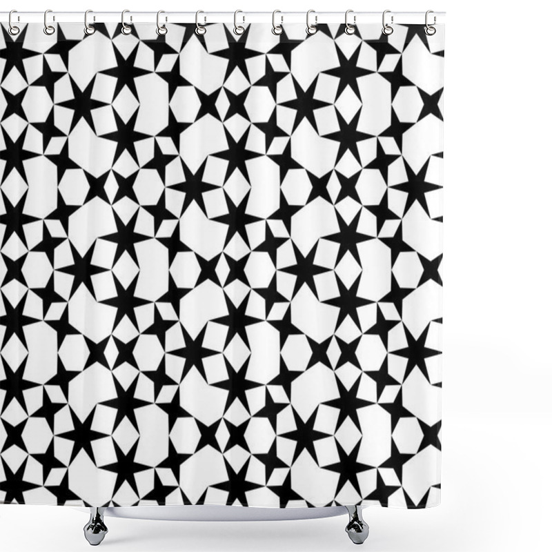 Personality  Vector Modern Seamless Geometry Pattern Shower Curtains