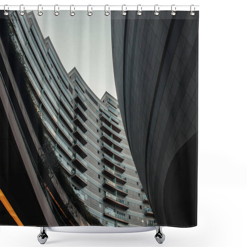 Personality  Modern Building With Spherical Construction, Istanbul, Turkey Shower Curtains