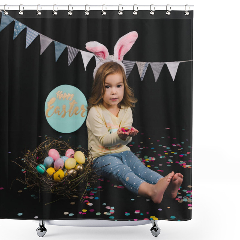 Personality  Easter Eggs Shower Curtains