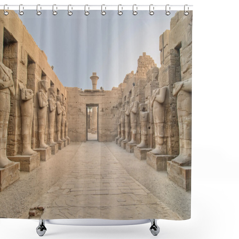 Personality  Karnak Temple In Luxor Shower Curtains